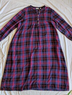 L.L. Bean Traditional Flannel Nightgown Size XLpet